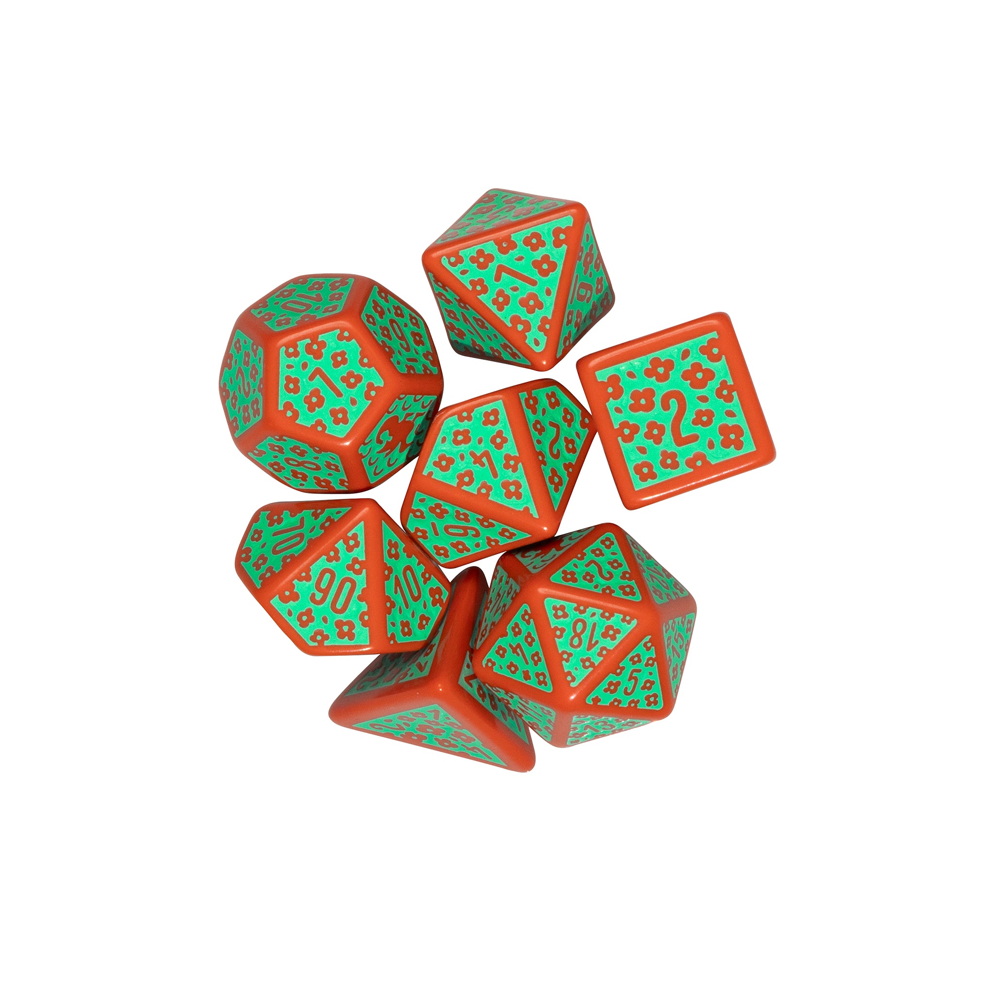 green and red dice playing dice laid flat carlin brothers