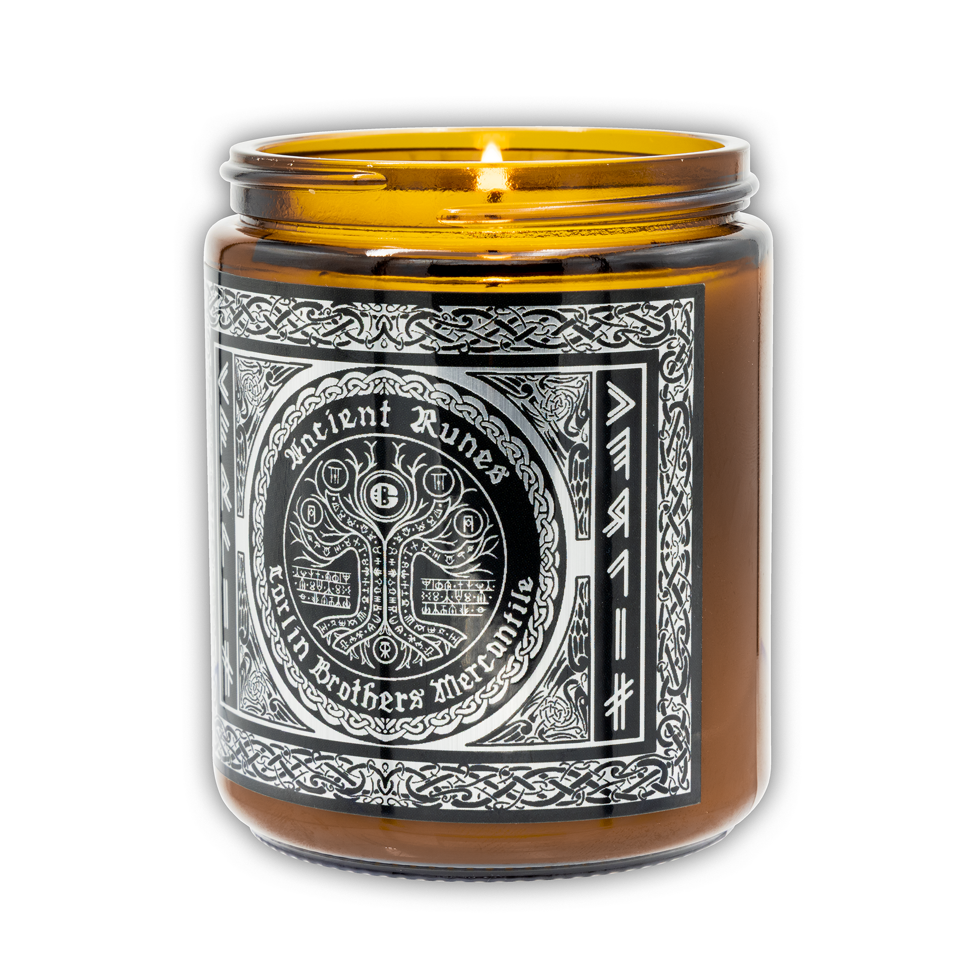 Ancient Runes Wizarding Candle
