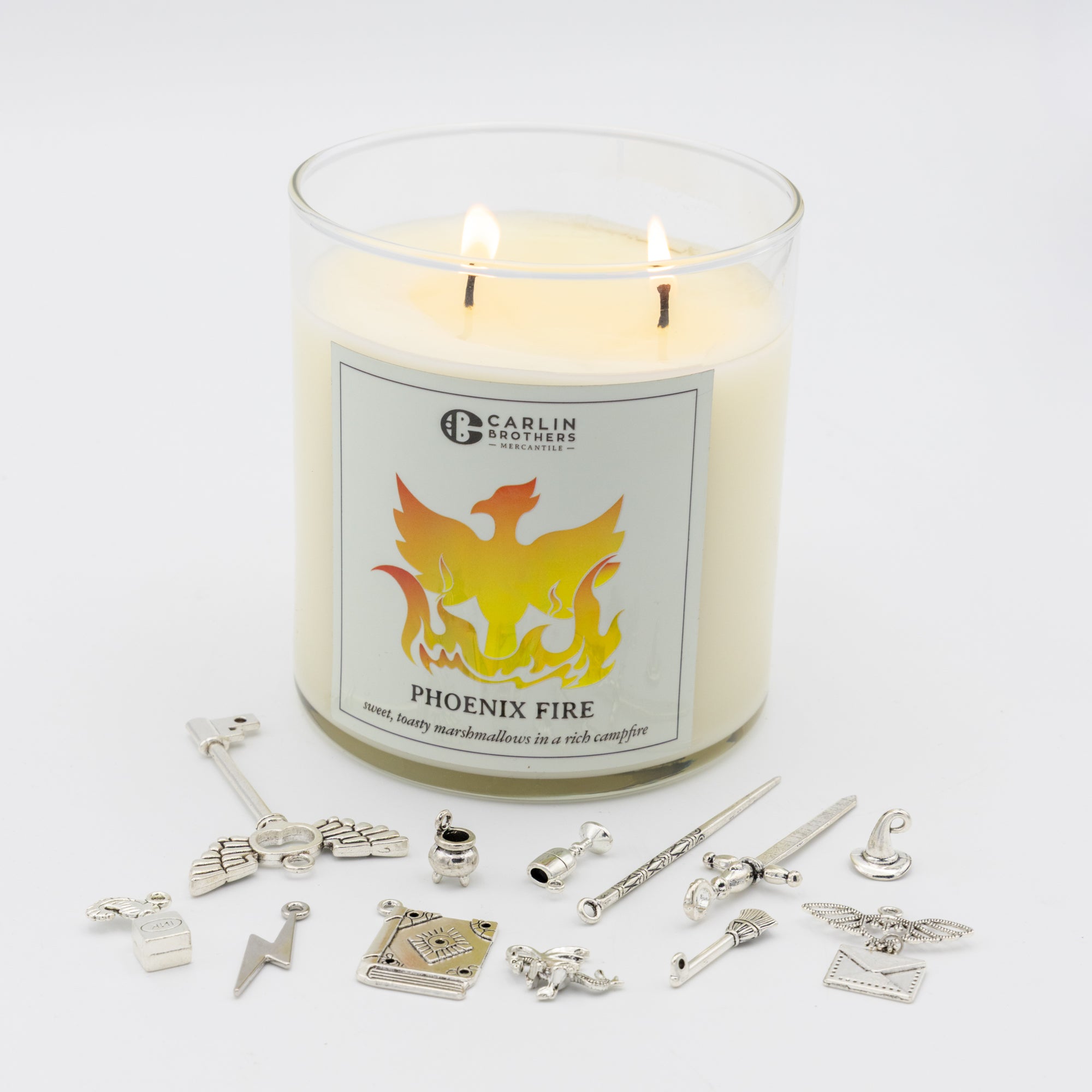 Phoenix Fire Charm Candle