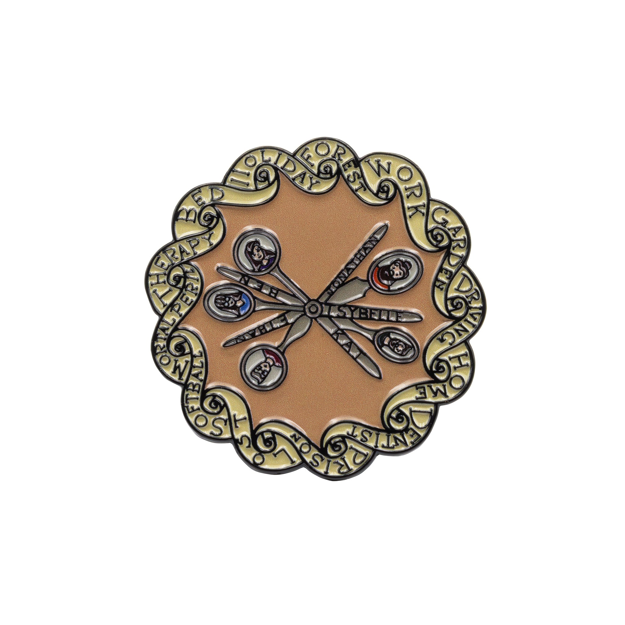 Carlin Clock Pin