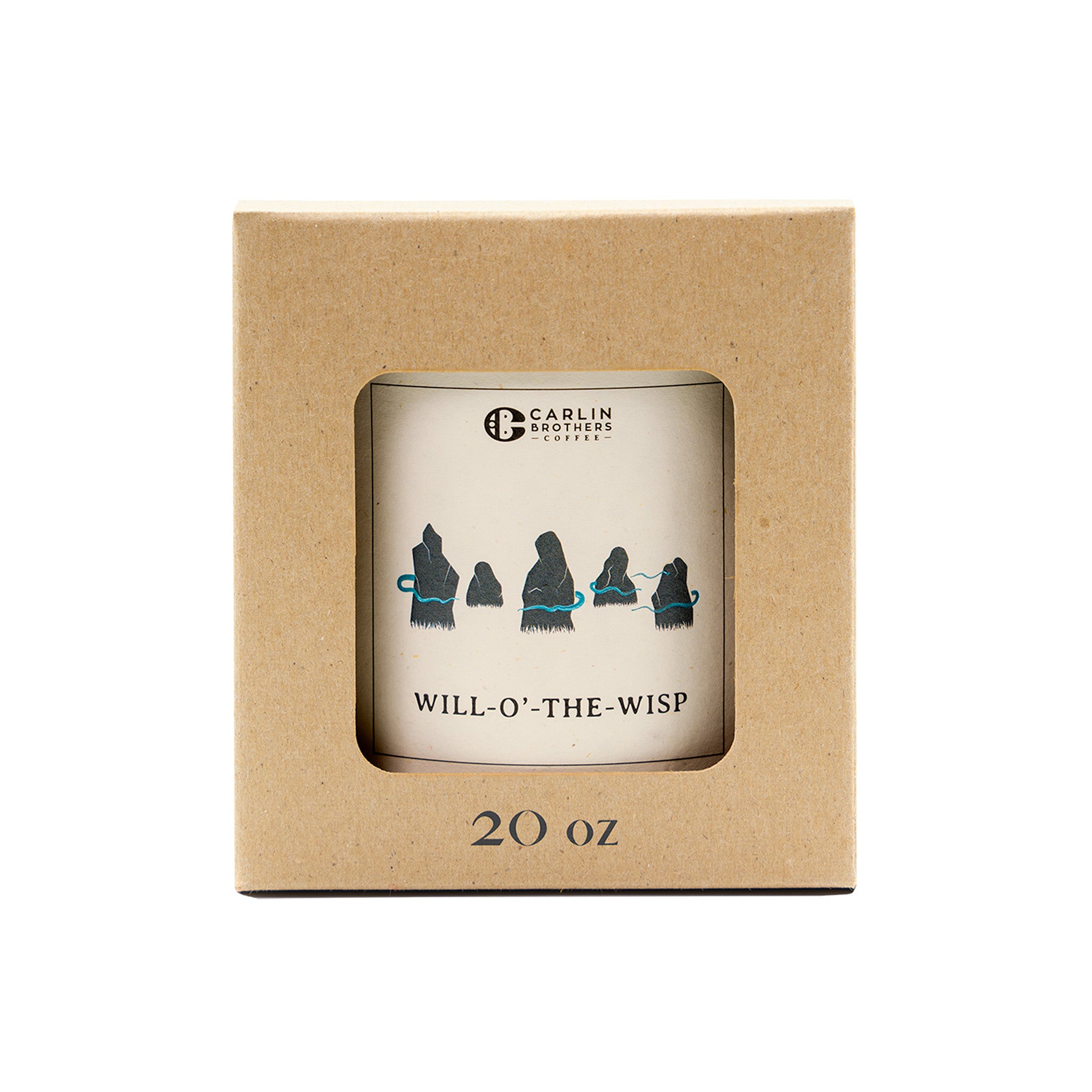 Super Carlin Brothers Mercantile Royal Candle Will-o'-the-wisp candle in box