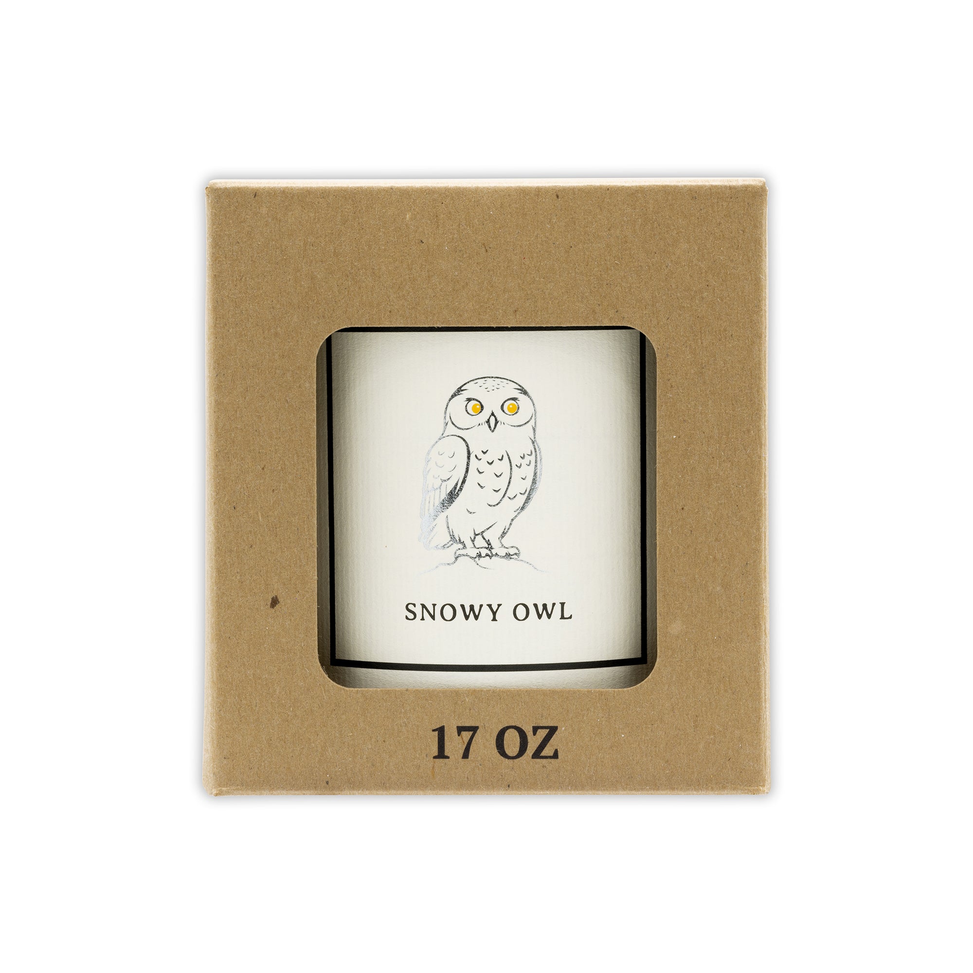 Snowy Owl Wizarding Candle