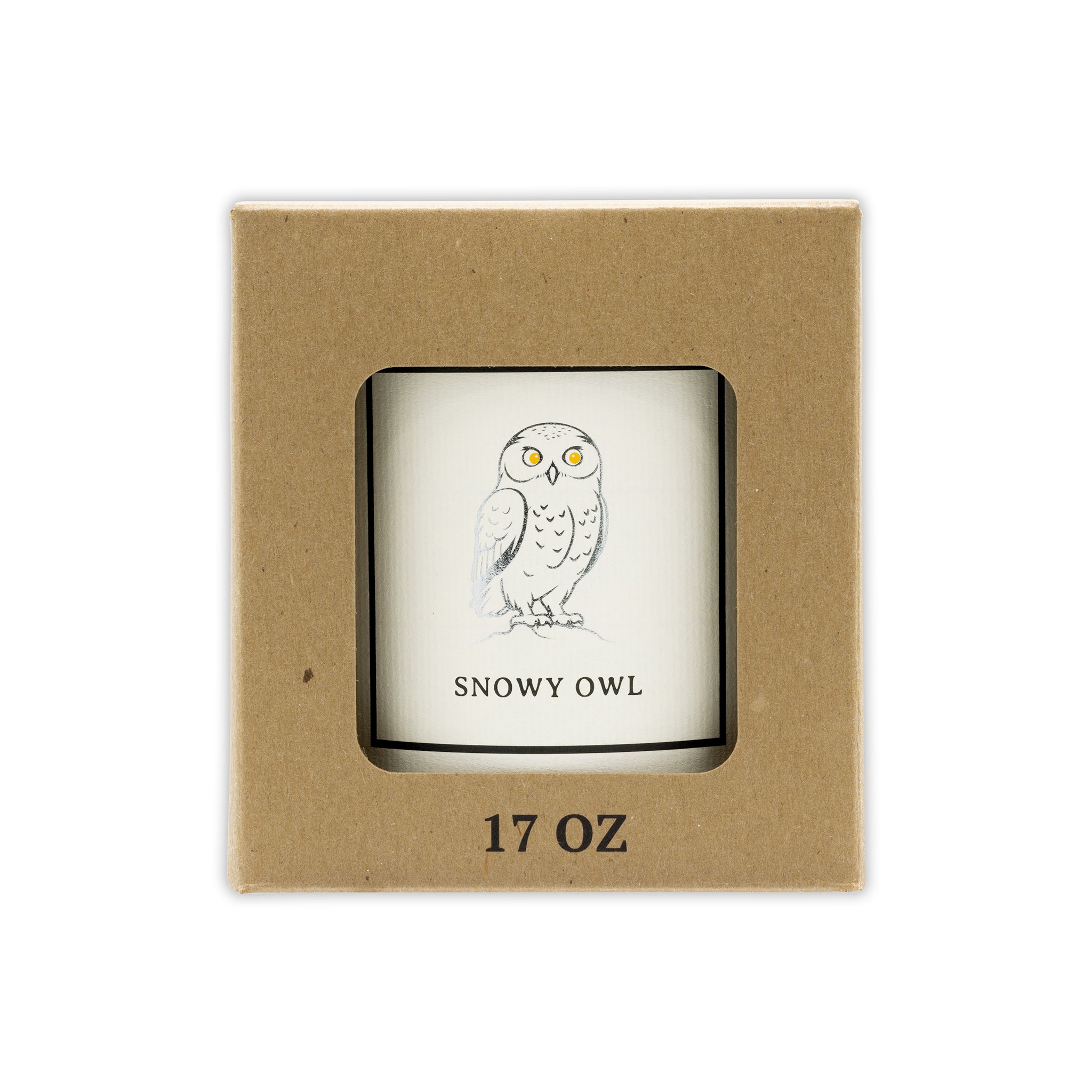 Snowy Owl Wizarding Candle