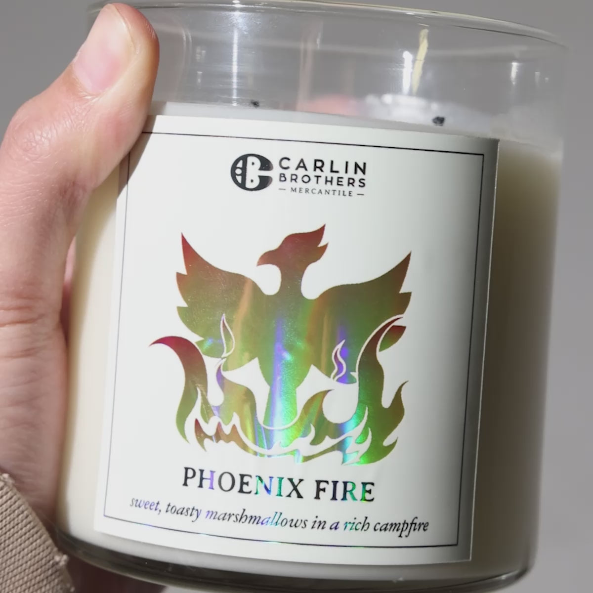 phoenix fire candle video