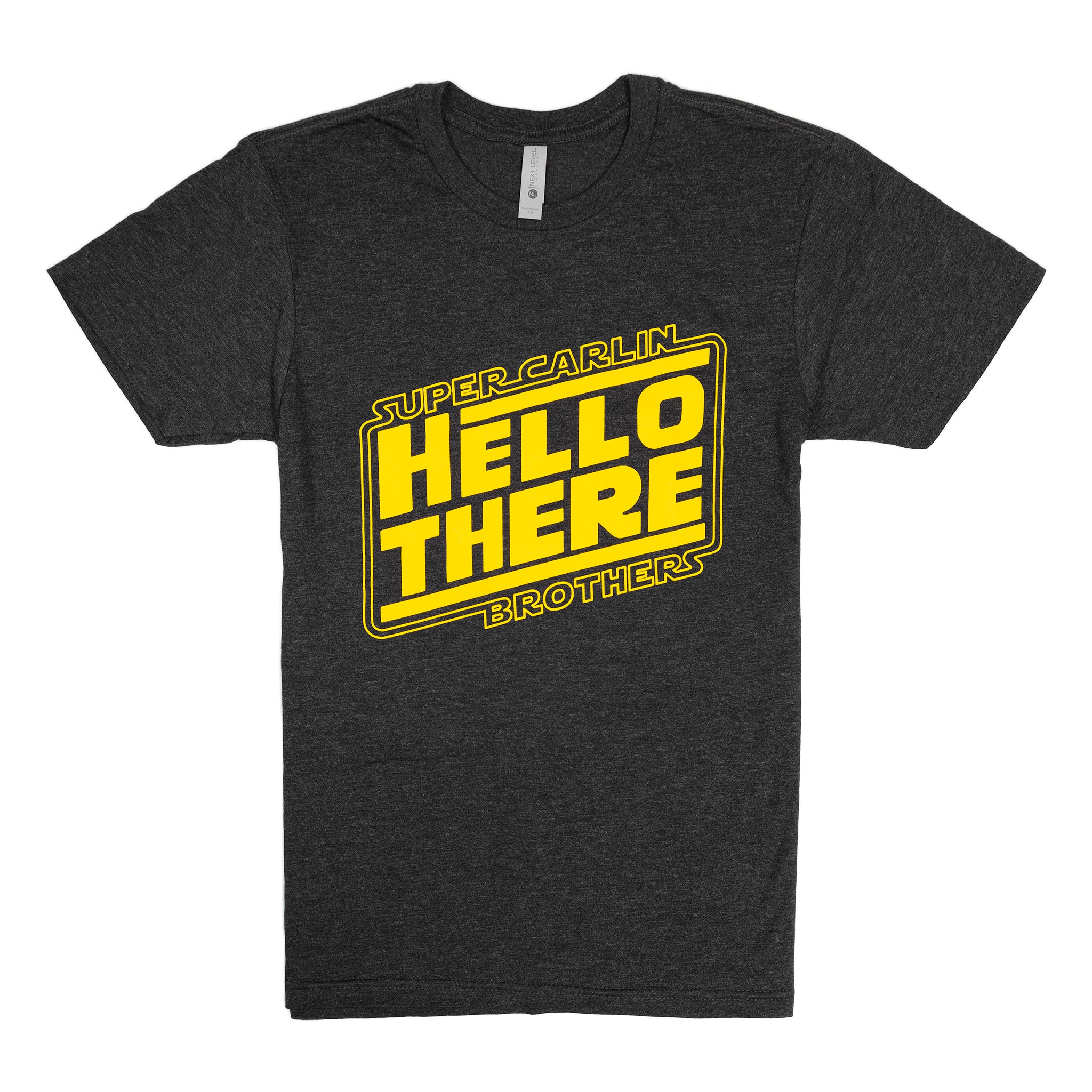 Super Carlin Brothers Gray Hello There T-Shirt